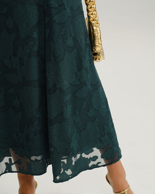 Sienna | Jacquard A-Line Maxi Dress