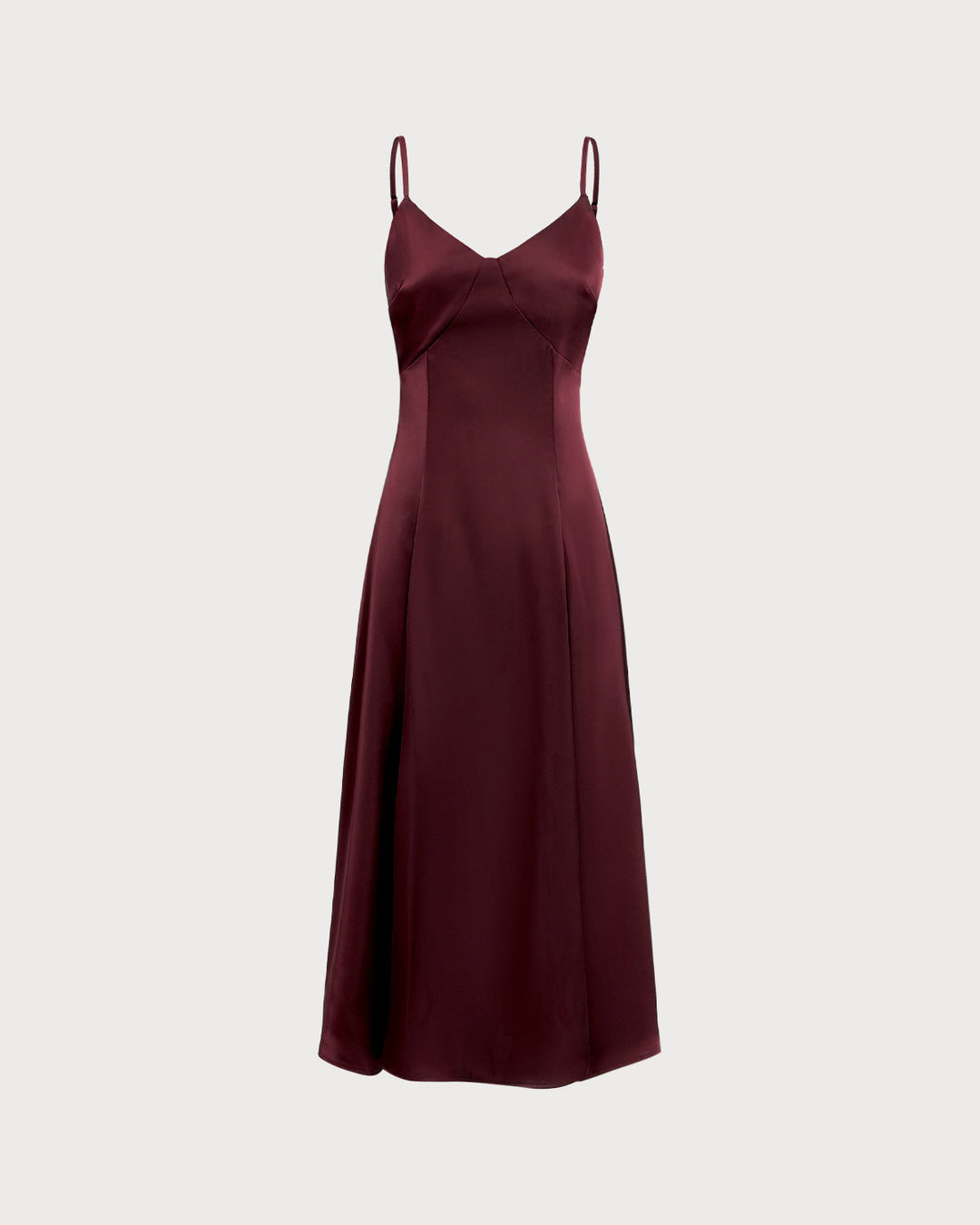 Bianca | Satin A-Line Maxi Dress